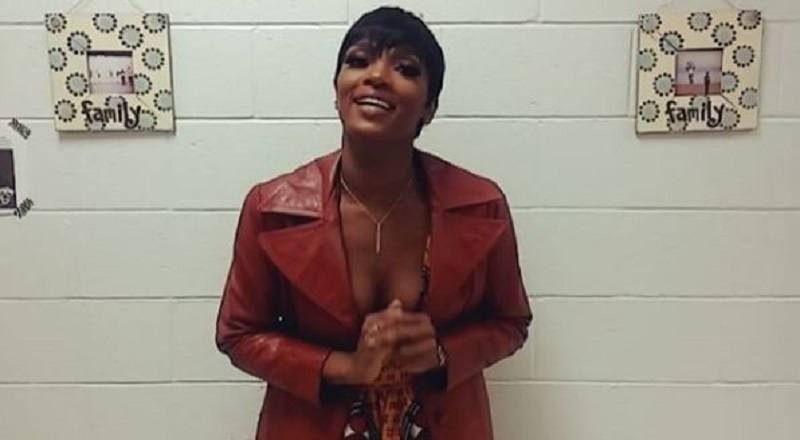 Ariane Davis from #LHHATL goes topless in Atlanta for Beyonce concert  [PHOTOS]