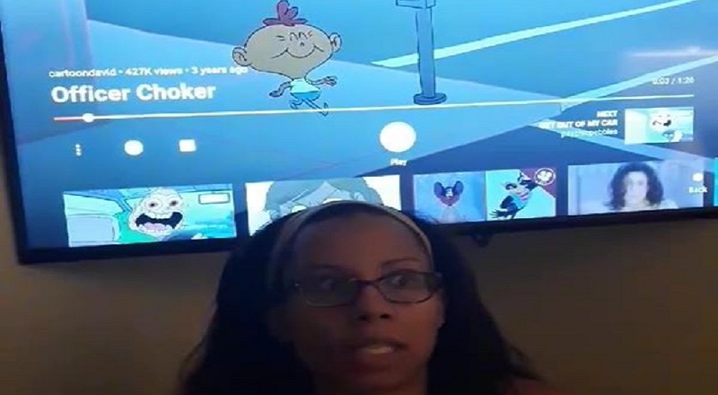 BJanese McClain is outraged, after running across "Officer Choker," on YouTube. This show is a cartoon, which means that it is geared towards kids. However, the show depicts a young, black, kid who accidentally jaywalked, but was hunted down by a giant white cop, who pounced on him, placed him in a choke hold, severely beat him, and then shot him to death. McClain's response, after watching this was "what the actual f*ck," saying parents need to be mindful of what their children are watching and YouTube needs to regulate what is being produced on their platform.
