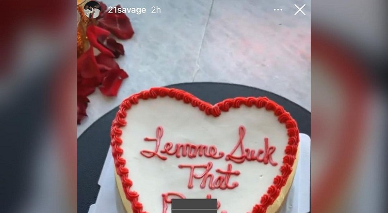 21 Savage shares romantic birthday, allegedly with Latto
