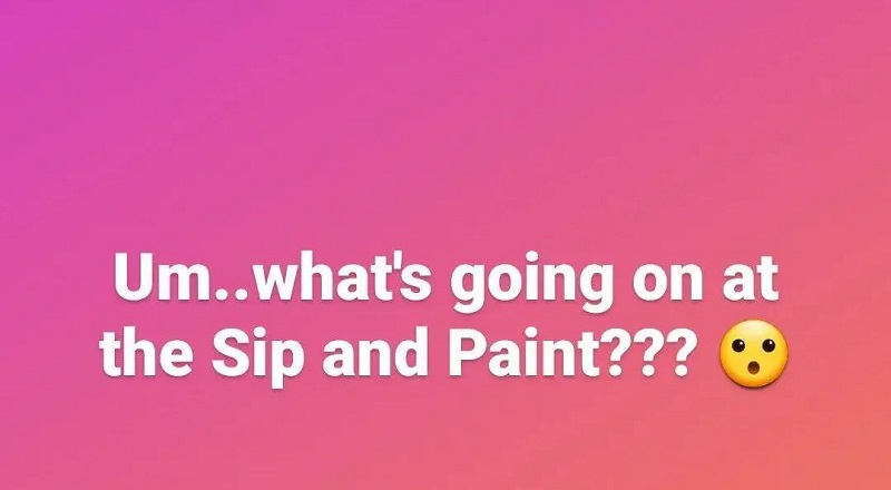 Sip and Paint video trends on Twitter after a woman does way too much