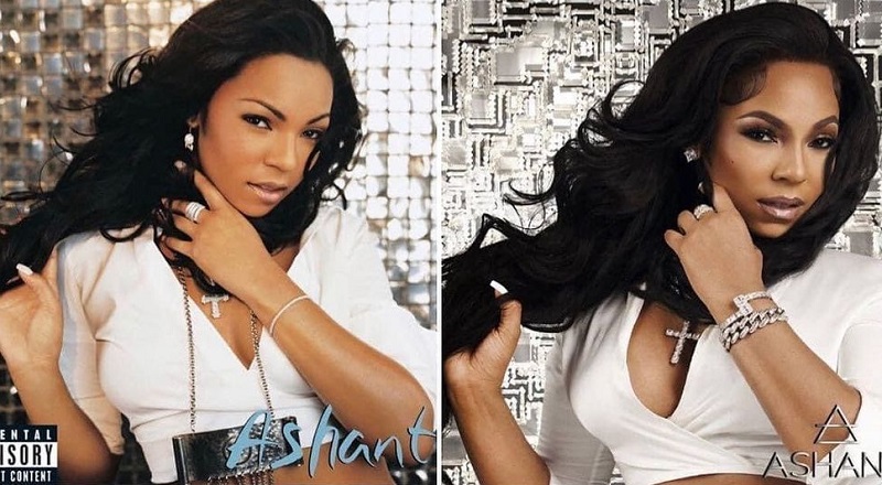 Ashanti goes viral for recreating her debut album cover