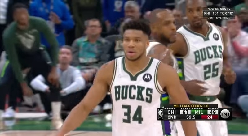 Giannis Antetokounmpo became the Bucks all-time playoff leading scorer