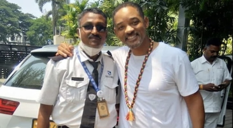 Will Smith takes photos with fans in India a month after Chris Rock slap