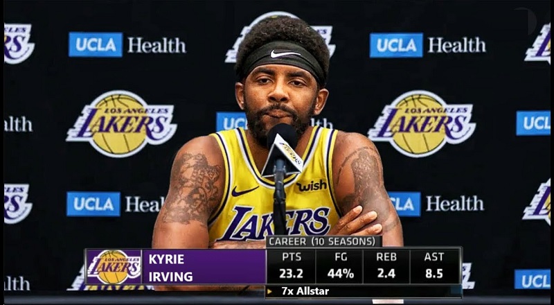 Kyrie Irving is rumored to be signing with the Los Angeles Lakers