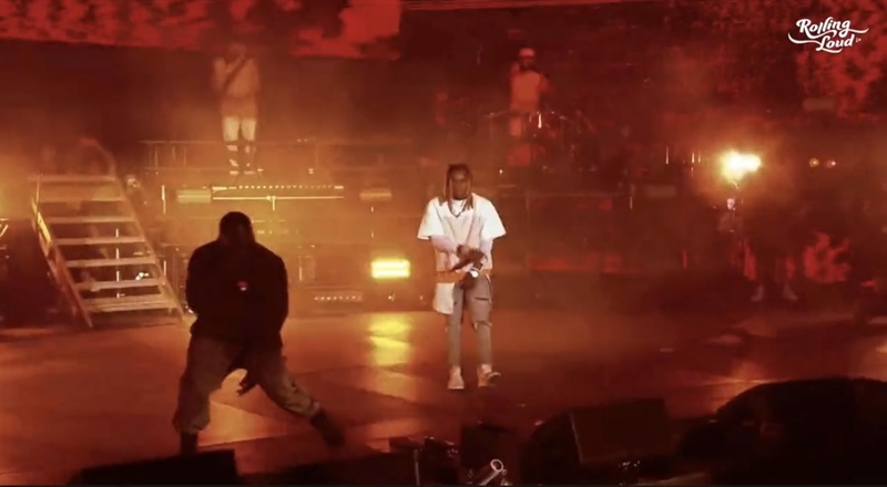 Lil Durk brings out Kanye West at Rolling Loud Miami