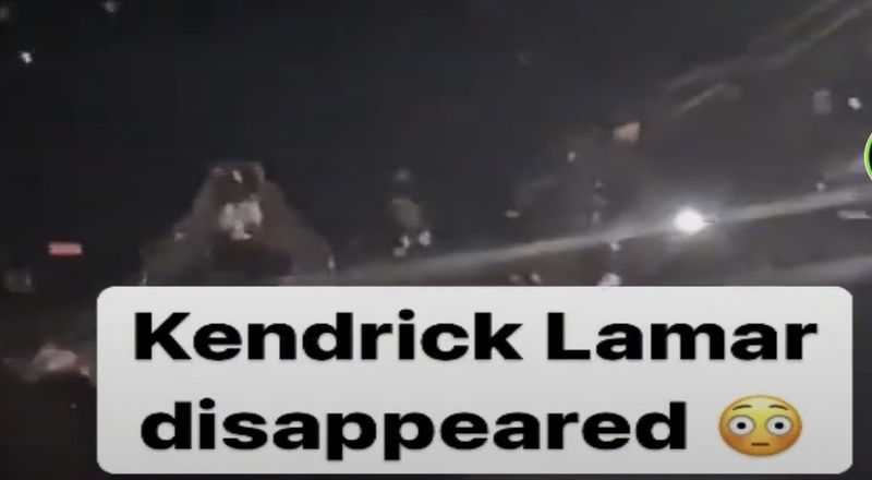Kendrick Lamar "disappears" at end of Washington, D.C. concert