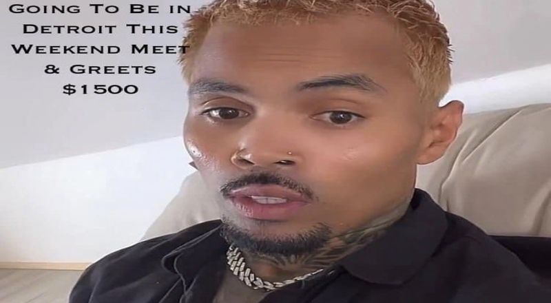 Chris Brown lookalike denies that he's charging for meet and greets