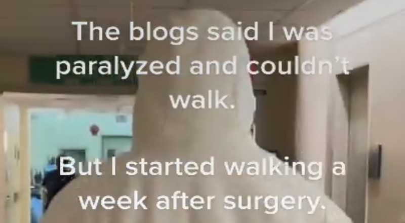 Lil Tjay posts video of himself walking after surgery 