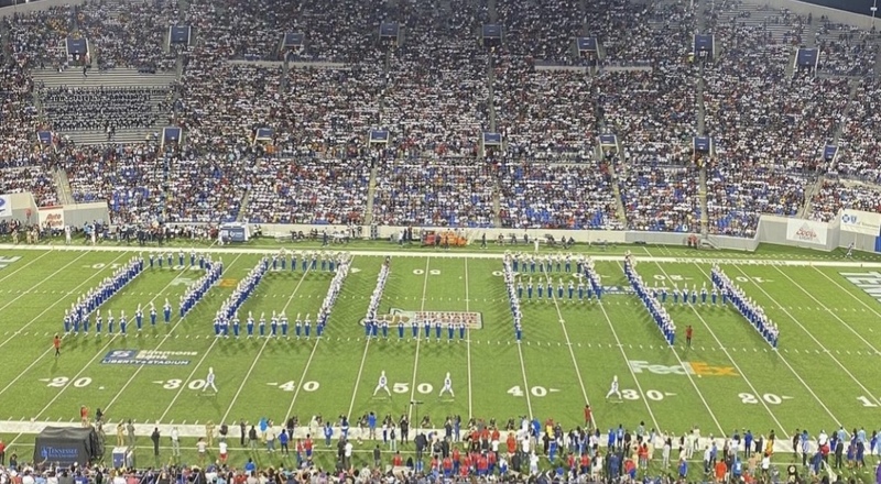 Tennessee State University band honors Young Dolph at halftime