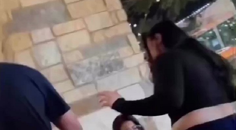 Woman gets hysterical after catching boyfriend out with best friend