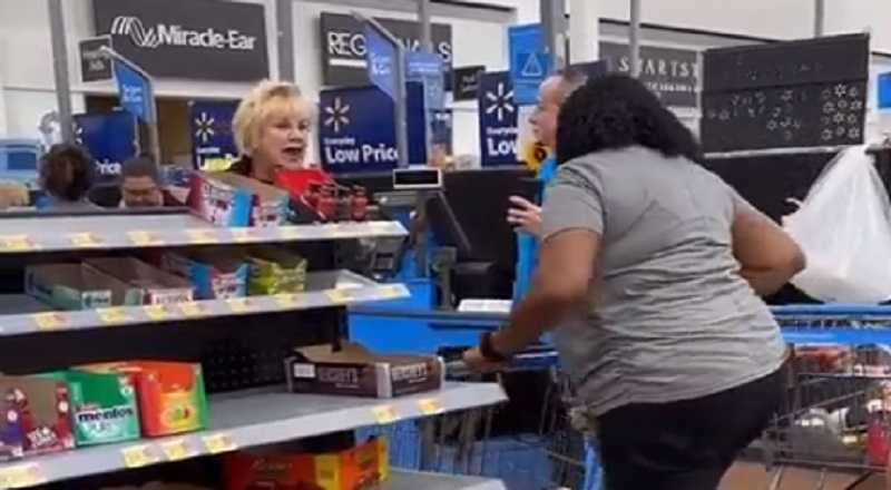 Black woman attacked by White woman in Walmart over line