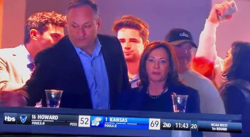 Kamala Harris and husband get booed at Howard-Kansas game