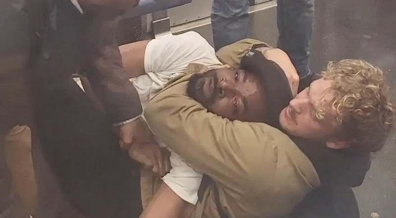 White man chokes homeless Black man to death on NYC subway